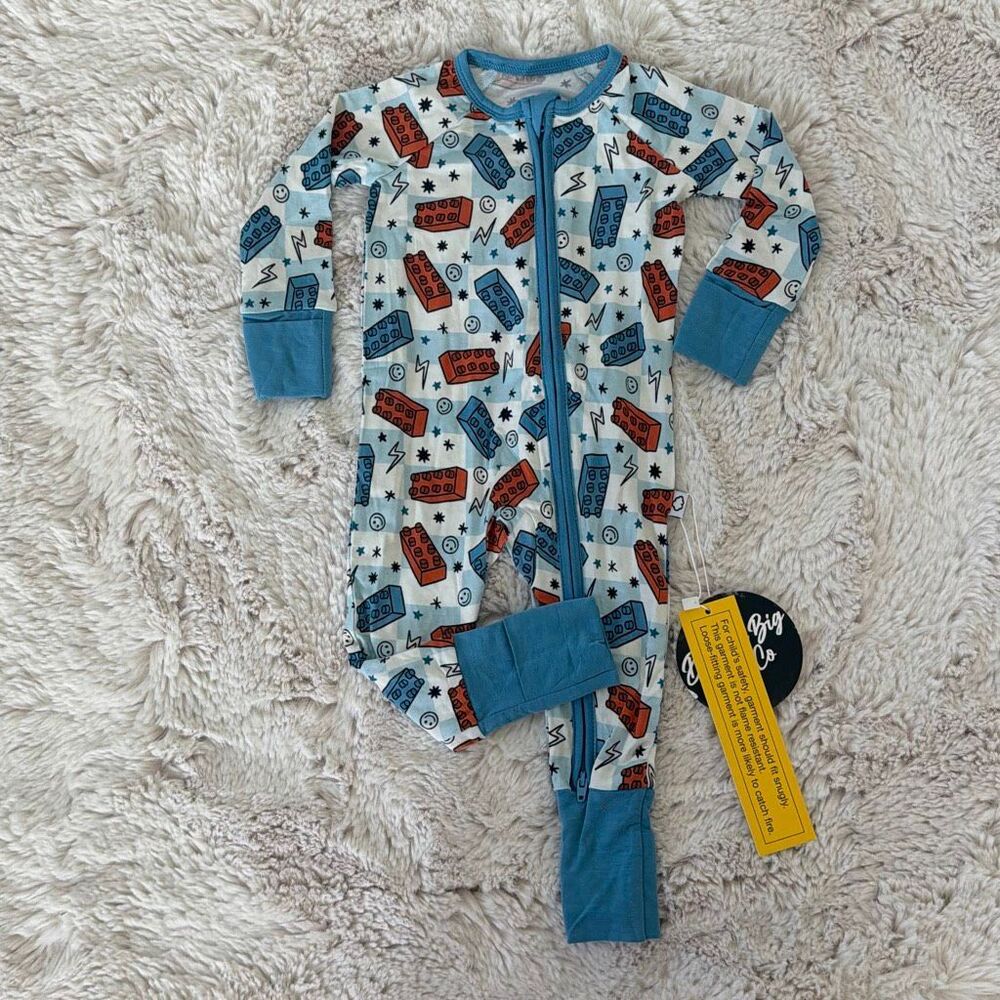 Bamboo Dreamy Zzz Lego Zippy Size 3/6 Months